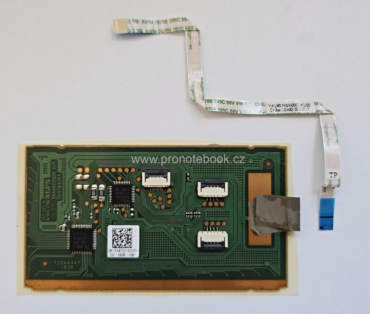 Dell Latitude E6440 Touchpad Circuit Board A14C52, A12C01, VAL90 NBX0001AU00 SKLADEM