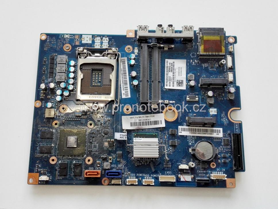 NEFUNKČNÍ MB Lenovo 90001480, VBA00 LA-9301P na ND N13M-GE2-AIO-A1