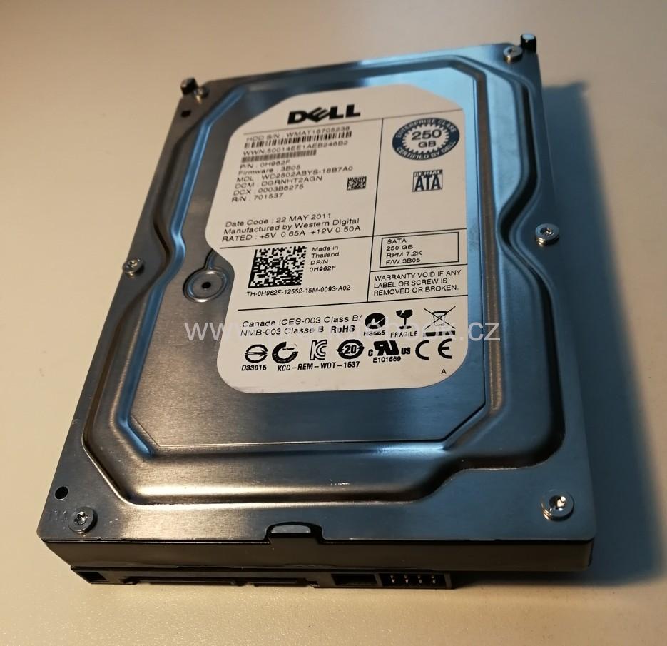 Western Digital H962F WD2502ABYS 250GB 7200 RPM 16MB Cache SATA 3.0Gb/s 3.5"