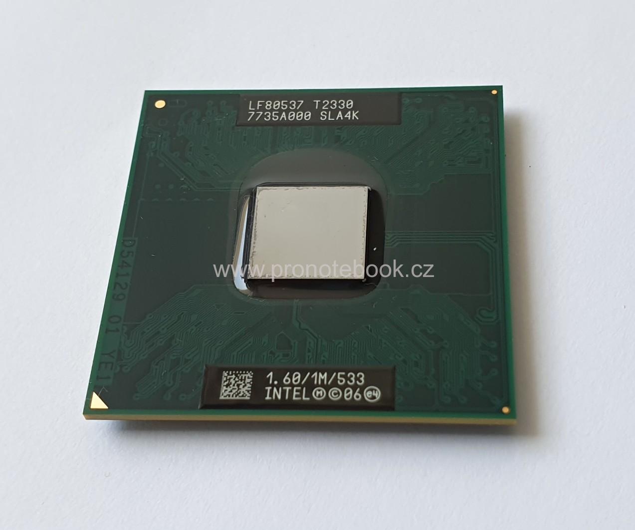 Intel T2330 Pentium Dual Core 1.6GHZ 533 SLA4K T2330 LF80537GE0251M LF80537 SKLADEM