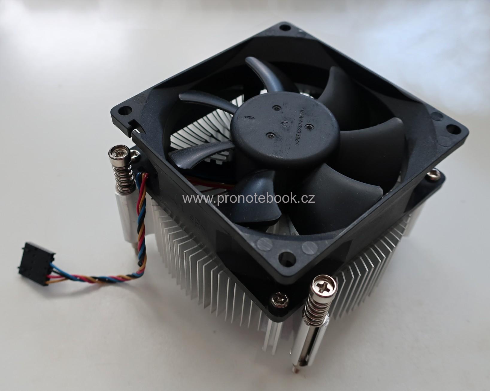 OptiPlex 7010 heatsink 089R8J + fan DELTA QUR0812SH 89R8J-A01, 09FCCP, 12V, 0,5A SKLADEM