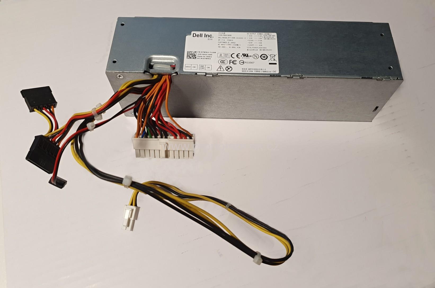 Originální OEM Dell Optiplex 7010 SFF AC240ES-01, PCB016, 01GC38, SKLADEM