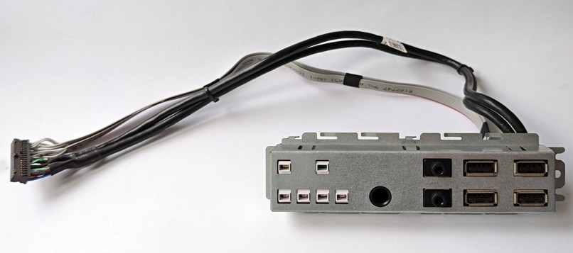 Dell OptiPlex 790 990 SFF Small Form Factor USB Audio I/O Panel 087G1H 87G1H SKLADEM