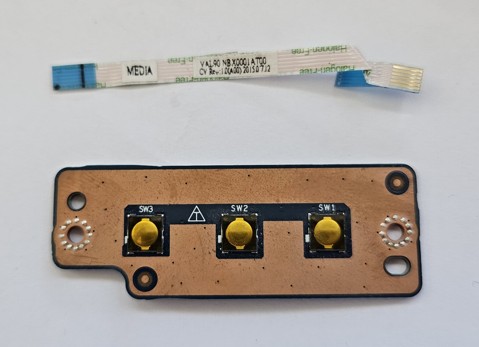 Dell Latitude E6440 Media Buttons Board LS-9935P, VAL90 NBX0001AT00 Rev:1.0 SKLADEM