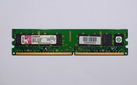 Kingston 1GB 240Pin DIMM DDR2 KVR667D2N5K2/2G, 1.8V, 2Rx8, Unbuffered, Non-ECC, CL5, PC2-5300, 667MHz SKLADEM