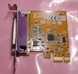 HP Parallel Port Card PCIe X1 Low Profile 801549-001 797601-001