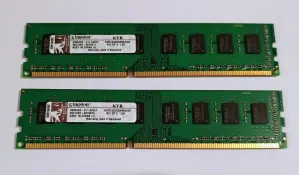 Kingston 4GB (KIT 2x 2GB) 240Pin DIMM DDR3 KVR1333D3N9K2/4G, 1.5V, 2Rx8, non-ECC, CL9, PC3-10600, 1333MHz
