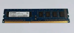 ELPIDA 2GB EBJ20UF8BCF0-DJ-F 240Pin DIMM DDR3, 1.5V, 1Rx8, non-ECC, CL9, PC3-10600, 1333MHz