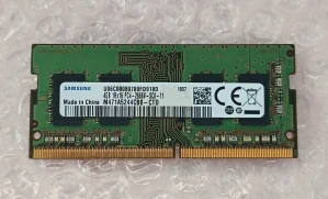 SAMSUNG M471A5244CB0-CTD 4GB DDR4 260-pin SO-DIMM PC4-21333 2666Mhz CL19 1Rx16 1.2V non-ECC SKLADEM