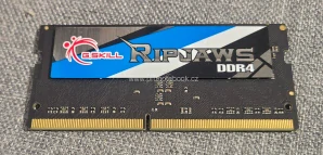 G.SKILL Ripjaws F4-3200C22S-8GRS 8GB DDR4 260-pin SO-DIMM PC4-25600 3200Mhz CL22 1Rx8 1.2V non-ECC  Intel XMP 2.0  SKLADEM