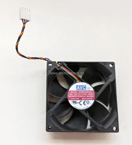 AVC DS08025R12U, 3VRGY-A00 12V 0.70A 80x80x25mm 4pin PWM ložisko s hydraulickým těsněním CPU fan SKLADEM