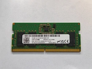 Micron MTC4C10163S1SC56BD1 8GB DDR5 262-pin SO-DIMM PC5-44800 5600Mhz CL46 1Rx16 1.1V non-ECC SKLADEM