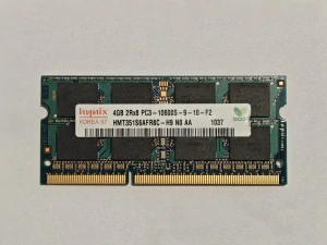 Hynix HMT351S6AFR8C-H9 4GB 204Pin SODIMM DDR3, 1.5V, 2Rx8, non-ECC, CL 9, PC3-10600S, 1333MHz SKLADEM