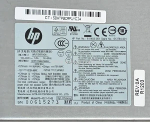 Originální OEM PSU HP Elite 8300 ATX / MT PS-4321-1HB, 611483-001, 613764-001 - 320W