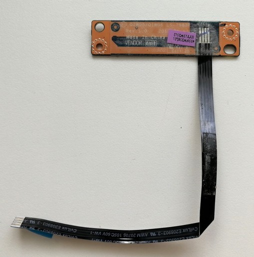 Lenovo power Button board IdeaPad LS-7983P rev. 1.0, NBX00011F00, NBX00011G00