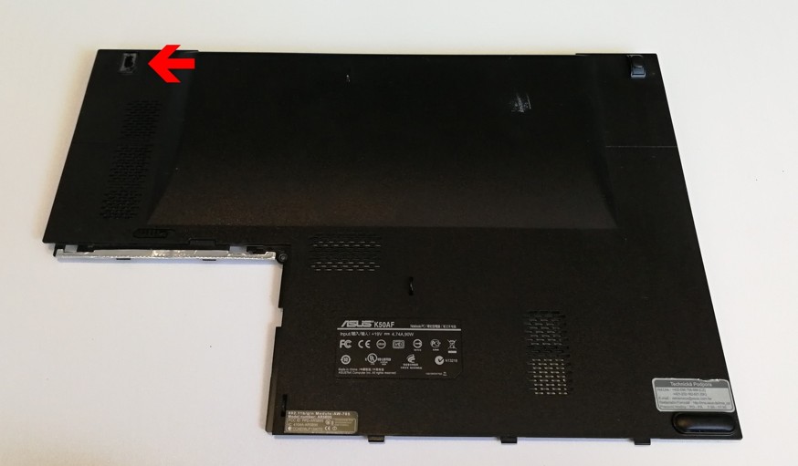 Asus K50 bottom cover 13N0-EJA0901 13GNVK1AP050-8 SKLADEM