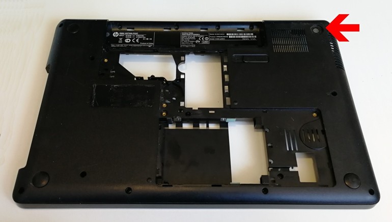 Presario CQ62 bottom case 606018-001