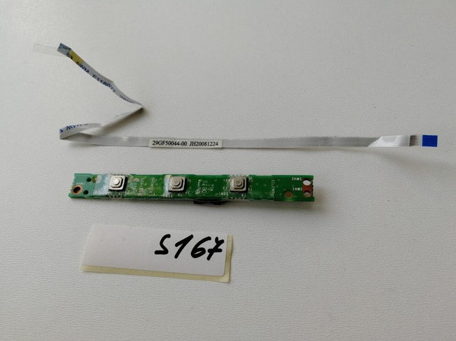Originál Fujitsu Pi3525 power button switch board 80G5F5000-10 29GF50044-00 SKLADEM