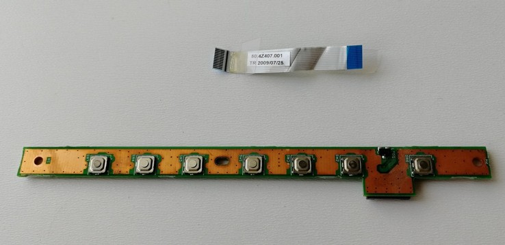 Originál Acer Extensa 5430 media button board w cable 48.4Z702.011 50.4Z407.001 SKLADEM