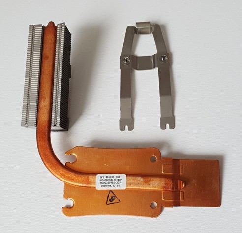 HP Compaq 6530b heatsink 486289-001 6043B0044701A02 SKLADEM