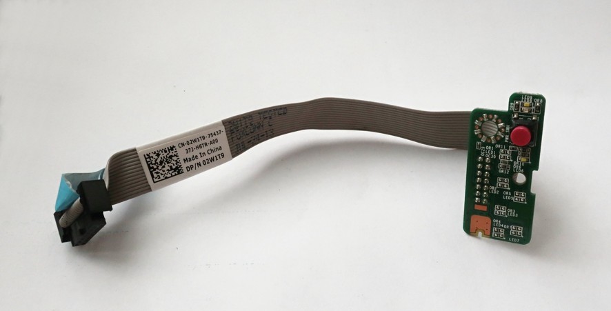 Dell VYR4N 0VYR4N Power Button Switch Board Optiplex 7010 USFF cable 02W1T9 SKLADEM