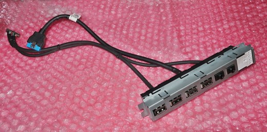 Dell Optiplex 7010 Front I/O Panel: USB + Audio Assembly DPN 04C7PH SKLADEM