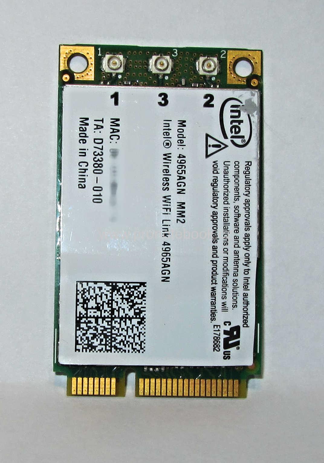Intel 4965AGN Wi-fi mini pci-e