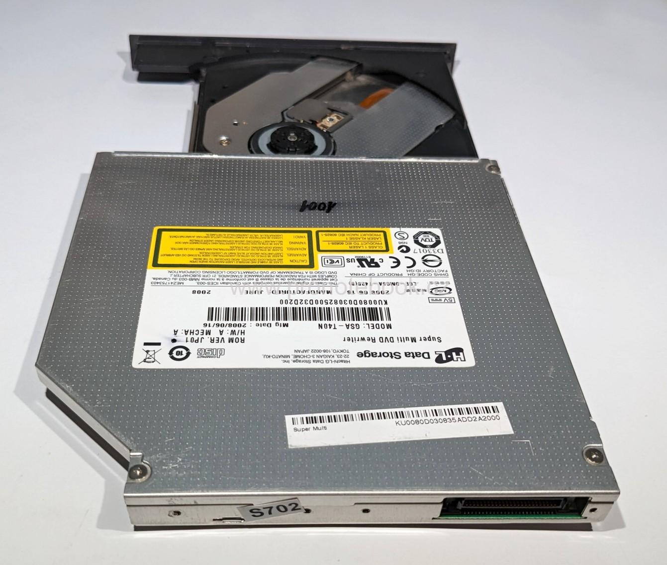 LG DVD/DL±RW Rewriter  GSA-T40N ROM VER. JP01 H/W: A, IDE SKLADEM