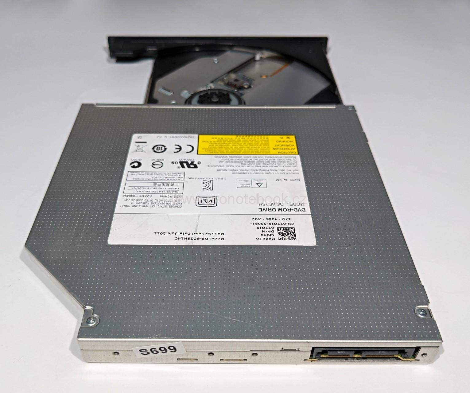 LiteOn DVD±RW Rewriter DS-8D3SH DP/N: 0TTGJ9, 0,5MB, SATA