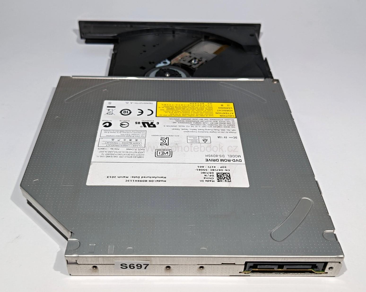 LiteOn DVD ROM DS-8D9SH DP/N: 0R7J8C, SATA SKLADEM