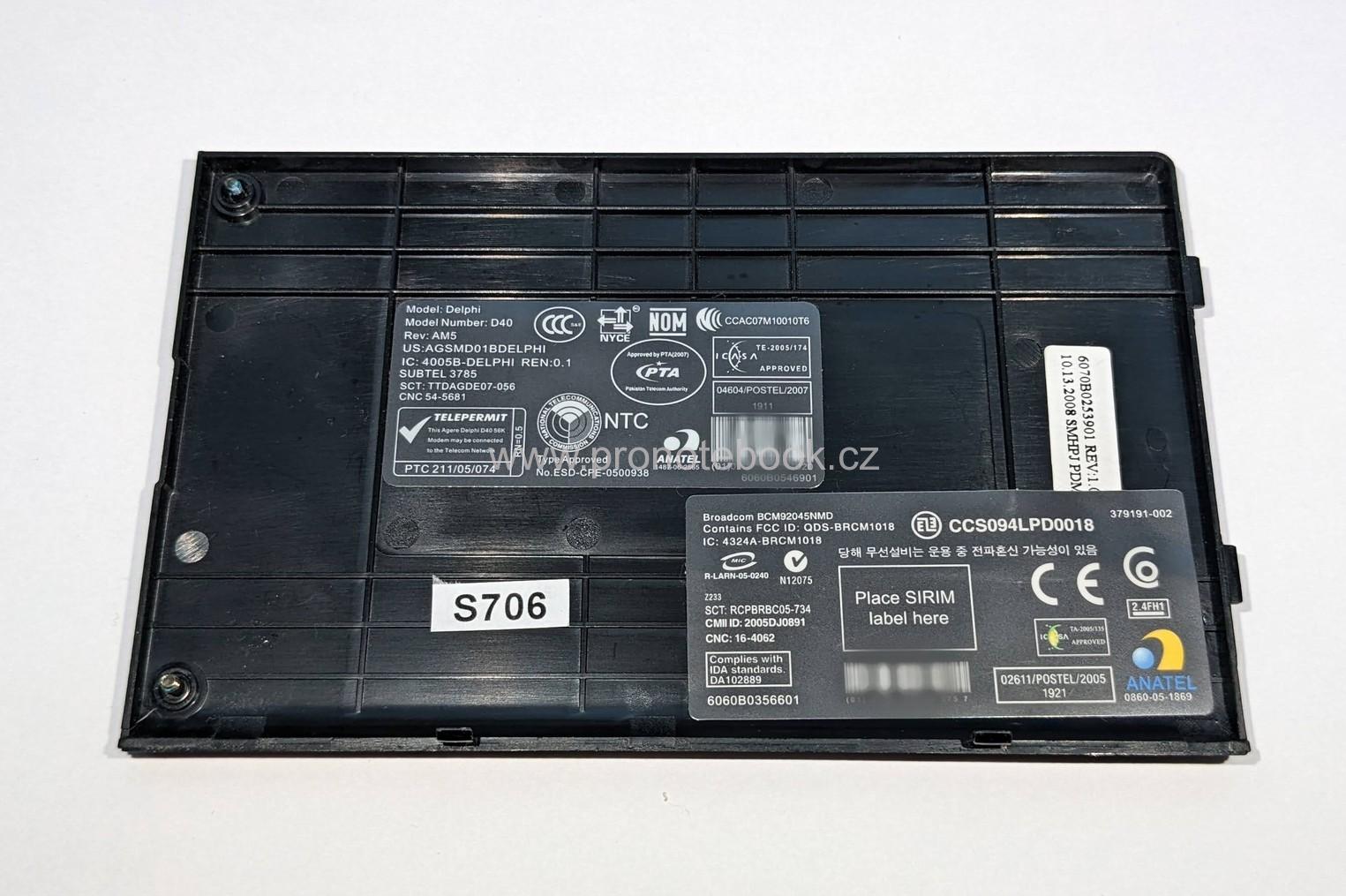 HP Compaq 6735s HDD Cover Case 6070B0253901 SKLADEM