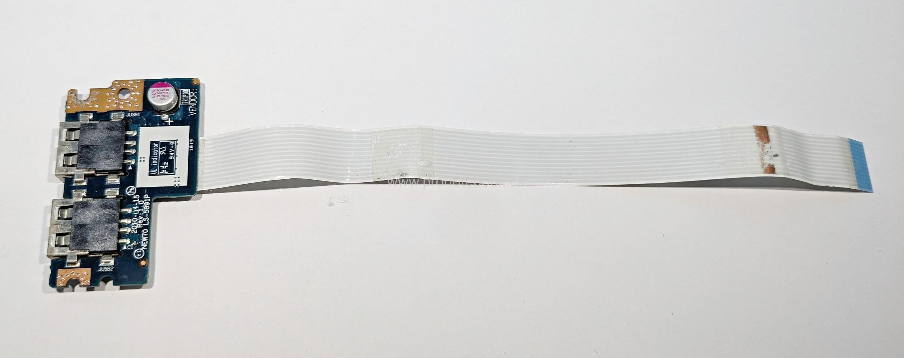 Acer Aspire 5251 Dual USB Board LS-5891P NBX0000ND00 SKLADEM