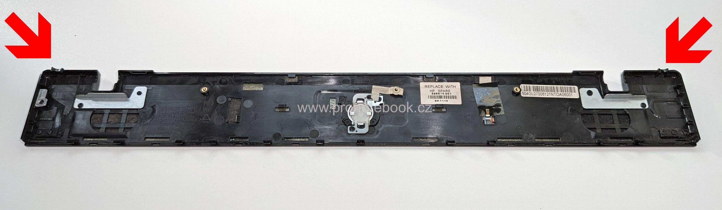 HP ProBook 4720s power button bezel 598675-001 SKLADEM