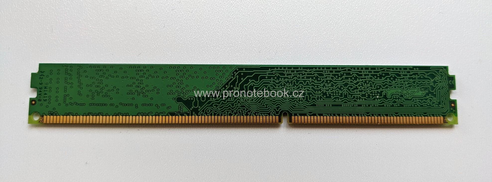 Kingston 4GB KVR13N9S8/4 240Pin Low Profile DIMM DDR3, 1.5V, 1Rx8, non-ECC, CL9, PC3-10600, 1333MHz SKLADEM