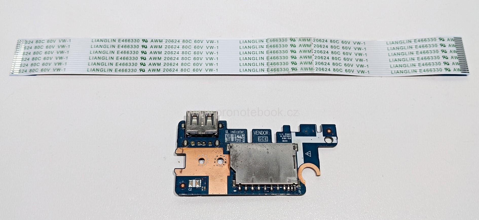 HP 250 G6 USB card reader LS-E795P, 4350EP32L01, with cable CSL50 NBX00026E00 SKLADEM