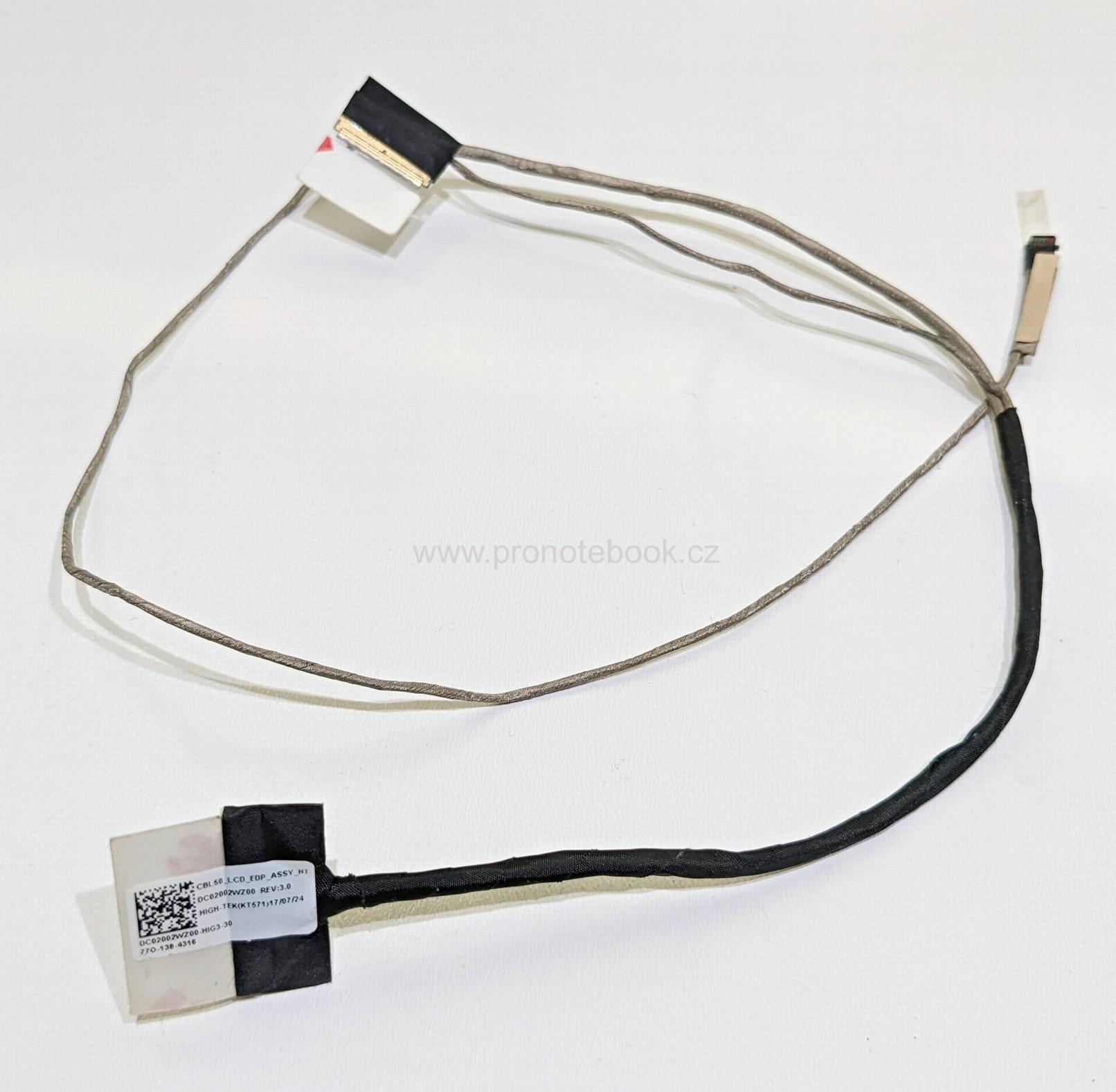 HP 250 G6 LCD eDP Cable DC02002WZ00 REV:3.0, 850477-004, SKLADEM