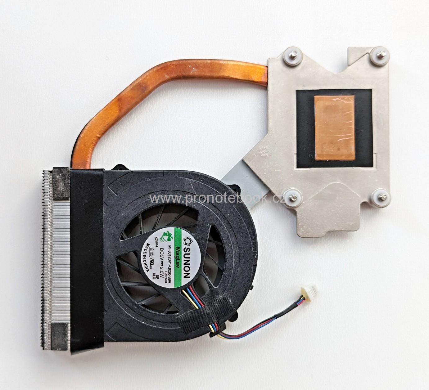 HP ProBook 4520s CPU Fan MF60120V1-Q020-S9A Heatsink 604GK39001 607132-001 SKLADEM