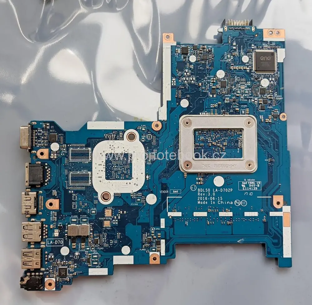 HP 250 G5 FUNKČNÍ základní deska BDL50 LA-D702P Rev: 3.0, 858585-601, CPU N3060, heatsink 854954-001 SKLADEM