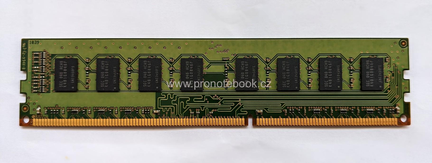 Samsung 2GB 240Pin DIMM DDR3 M378B5673FH0-CH9, 1.5V, 2Rx8, non-ECC, CL 9, PC3-10600, 1333MHz SKLADEM