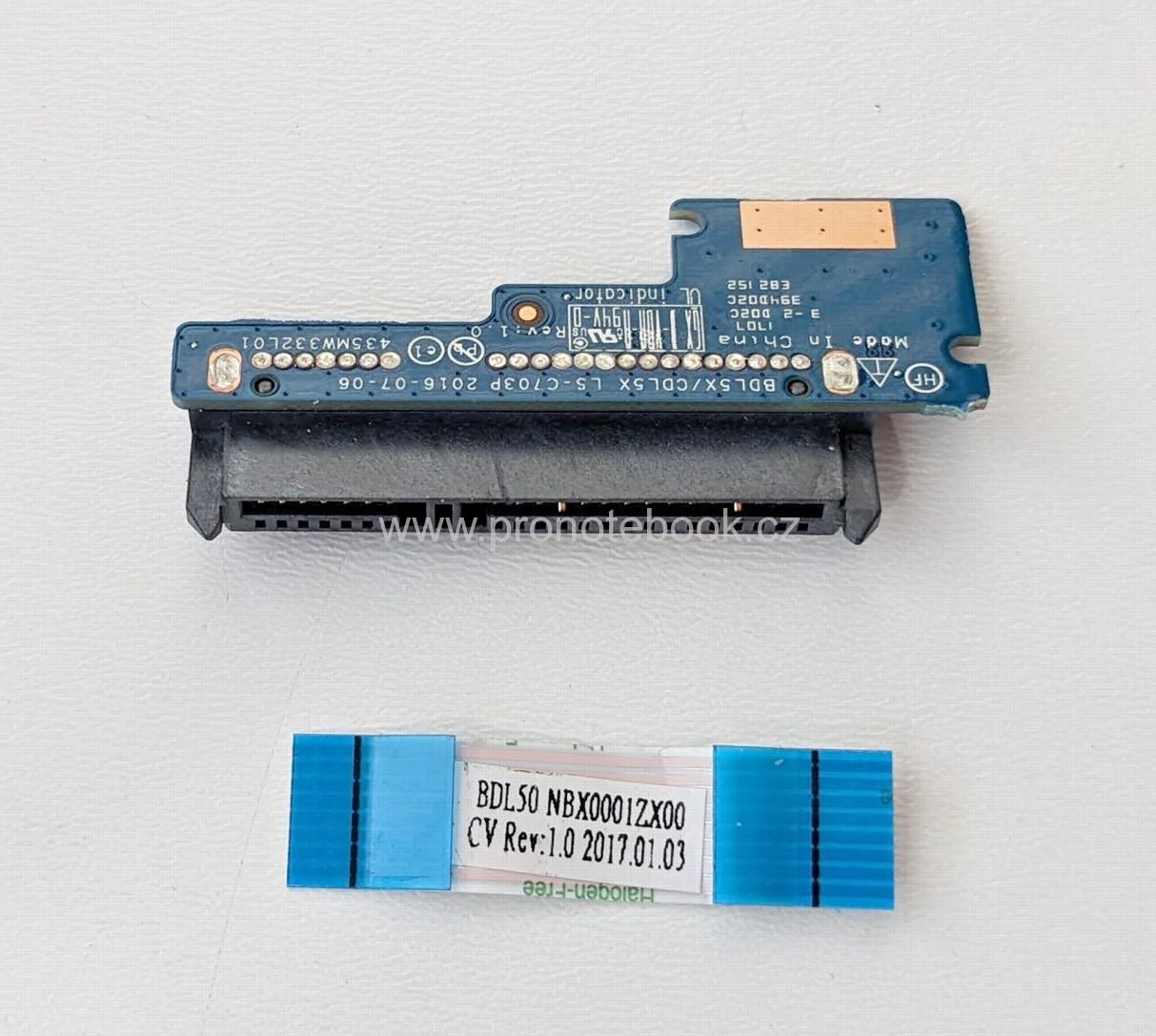 HP 250 G5 Sata HDD Connector LS-C703P Rev:1.0, 435MW332L01 BDL5X/CDL5X, with cable NBX0001ZX00 CV Rev:0.1 SKLADEM