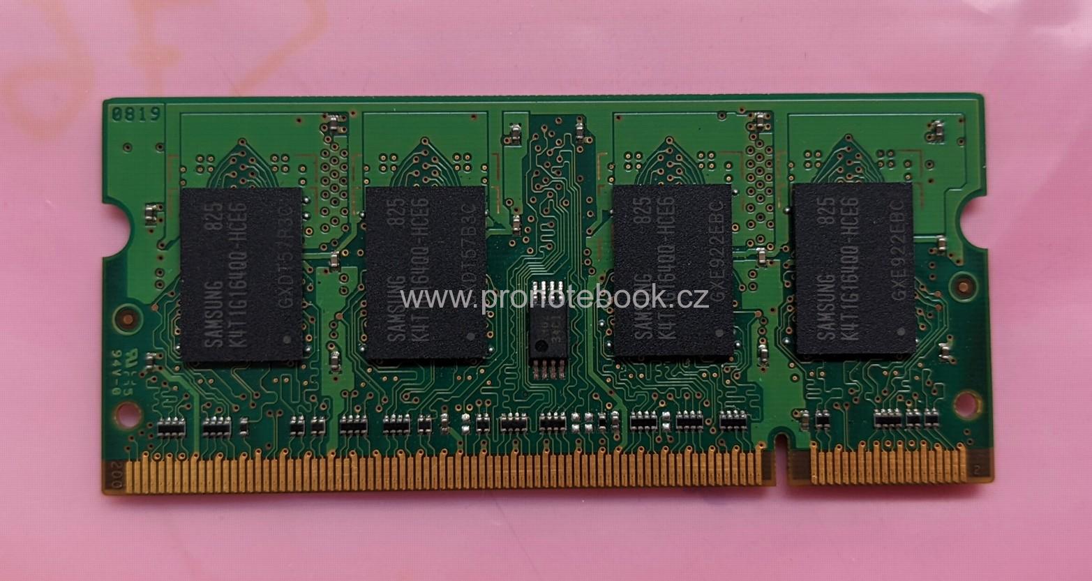 Samsung M470T2864QZ3-CE6 1GB DDR2 200-pin SO-DIMM PC2-5300 667MHz CL5 1.8V non-ECC SKLADEM