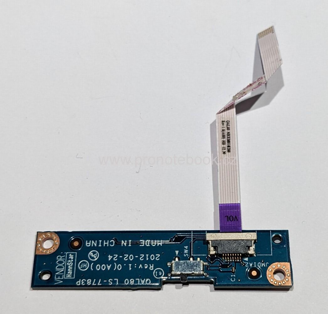 Dell Latitude E6430 Sub Various Power Button Board LS-7783P QAL80, NBX00010200 SKLADEM