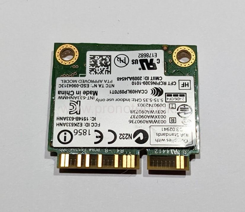 Dell 04W00N Ultimate-N 6300 633ANHMW 450Mbps Half Mini PCIe Card Wireless WIFI SKLADEM