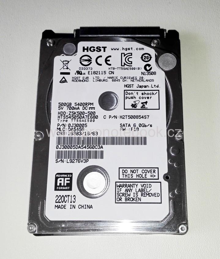 Hitachi 2.5" 500GB SATA, 0J30005 