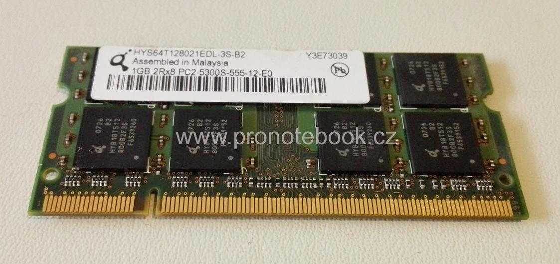 Quimonda 1GB DDR2 667MHz CL5, HYS72T128021ELD-3S-B2