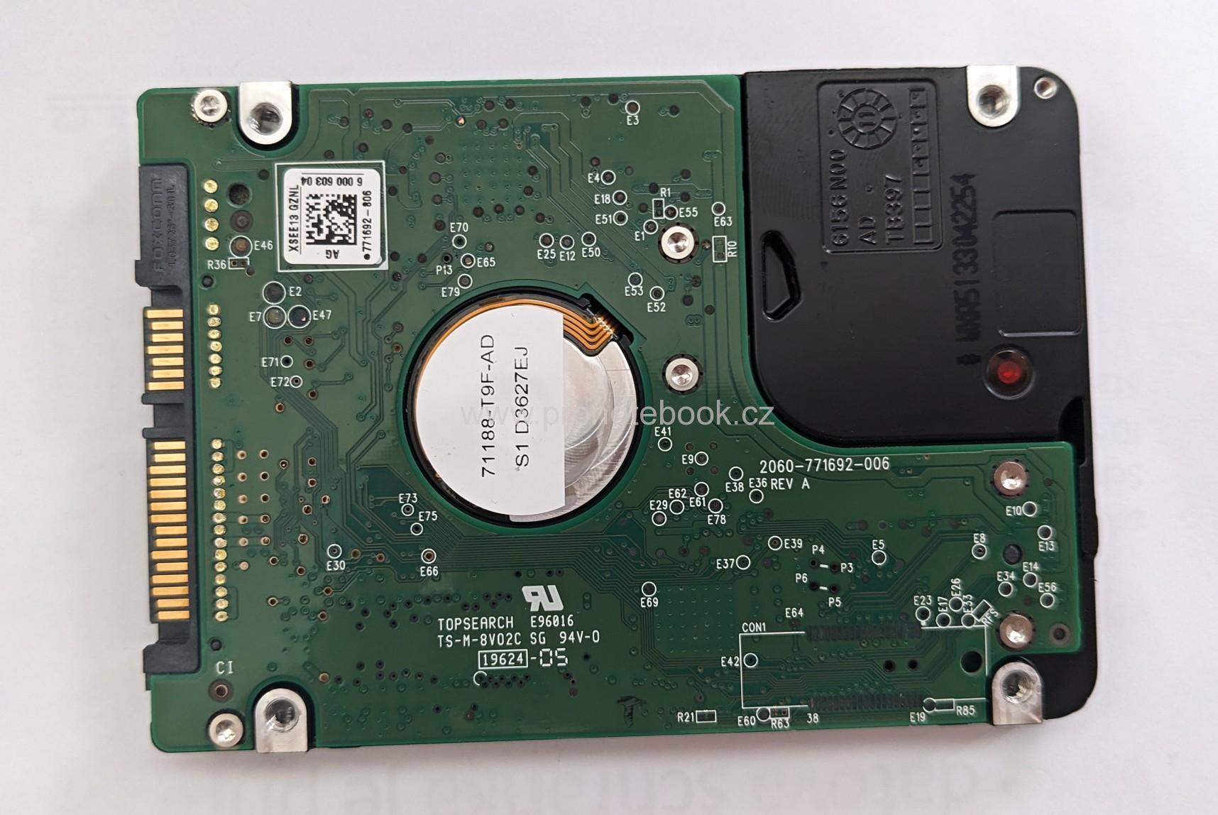 WESTERN DIGITAL Scorpio Black WD3200BEKT 320GB 2.5“ 7.200RPM SATA , 16MB cache, 7.2K, SATA (3Gb/s) SKLADEM