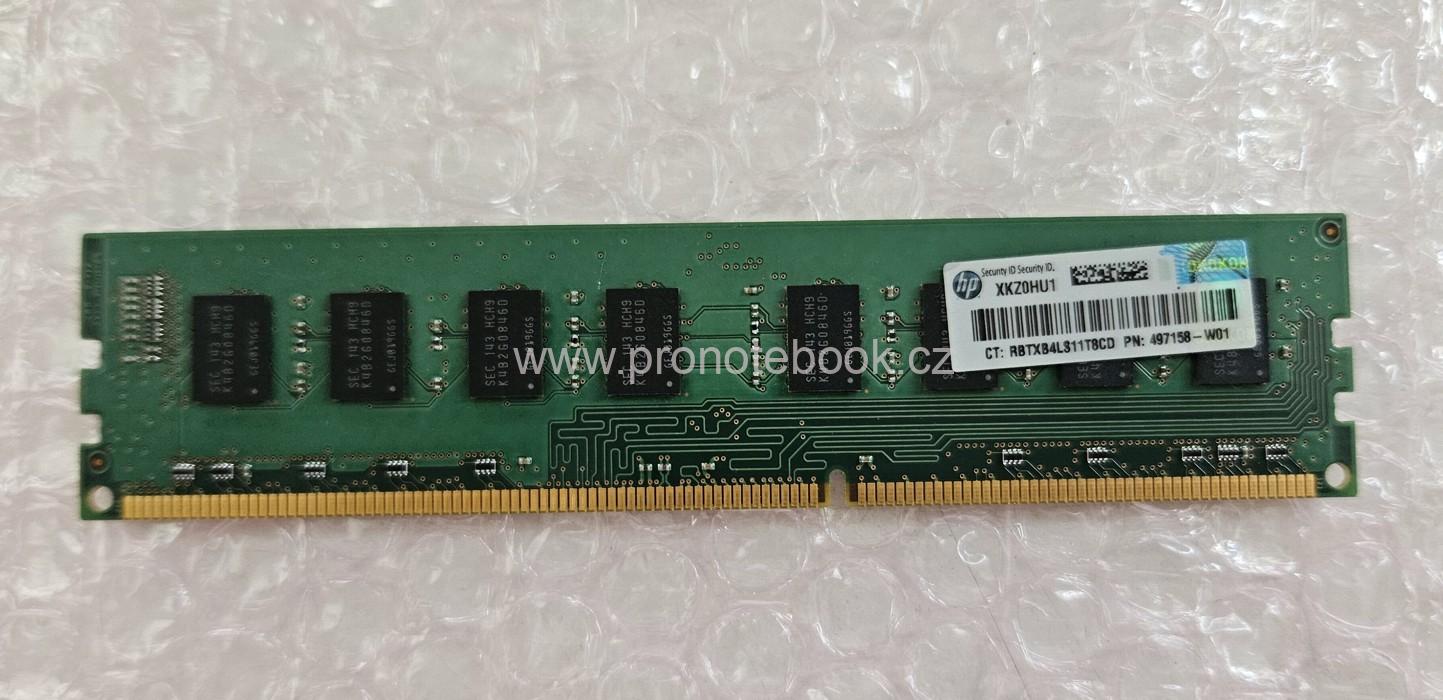 SAMSUNG 4GB 240Pin DIMM DDR3 M378B5273DH0-CH9, 1.5V, 2Rx8, non-ECC, CL 11, PC3-12800, 1600MHz SKLADEM