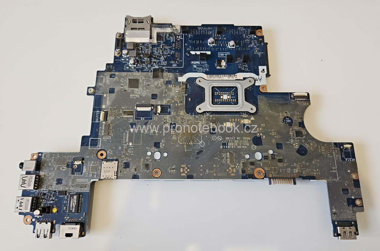 NEFUNKČNÍ MB Dell Latitude E6440 Intel, rPGA 947, DDR3L, 0X8DN1, VAL90 LA-9931P, Rev:1.0 SKLADEM