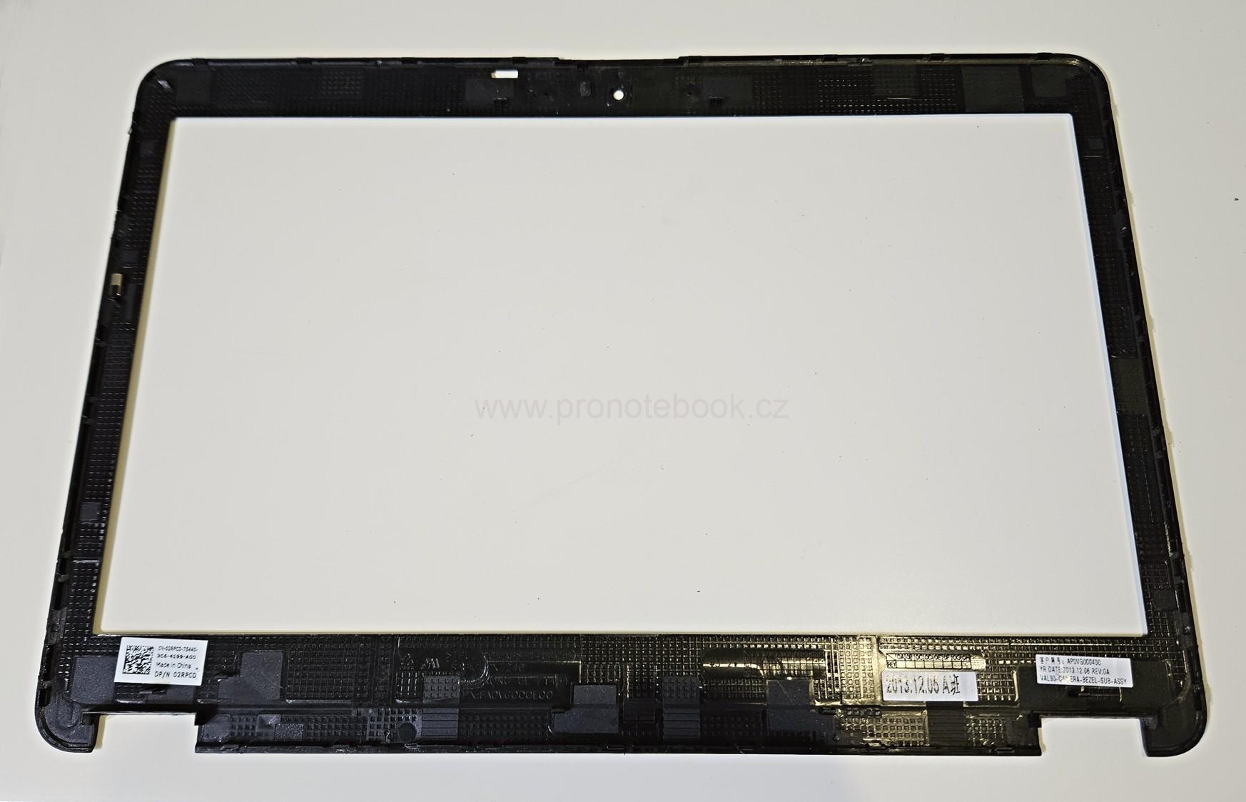 Dell Latitude E6440 OEM 14“ LCD Screen Frame  02RPCD, 2RPCD, CN-02RPCD SKLADEM 