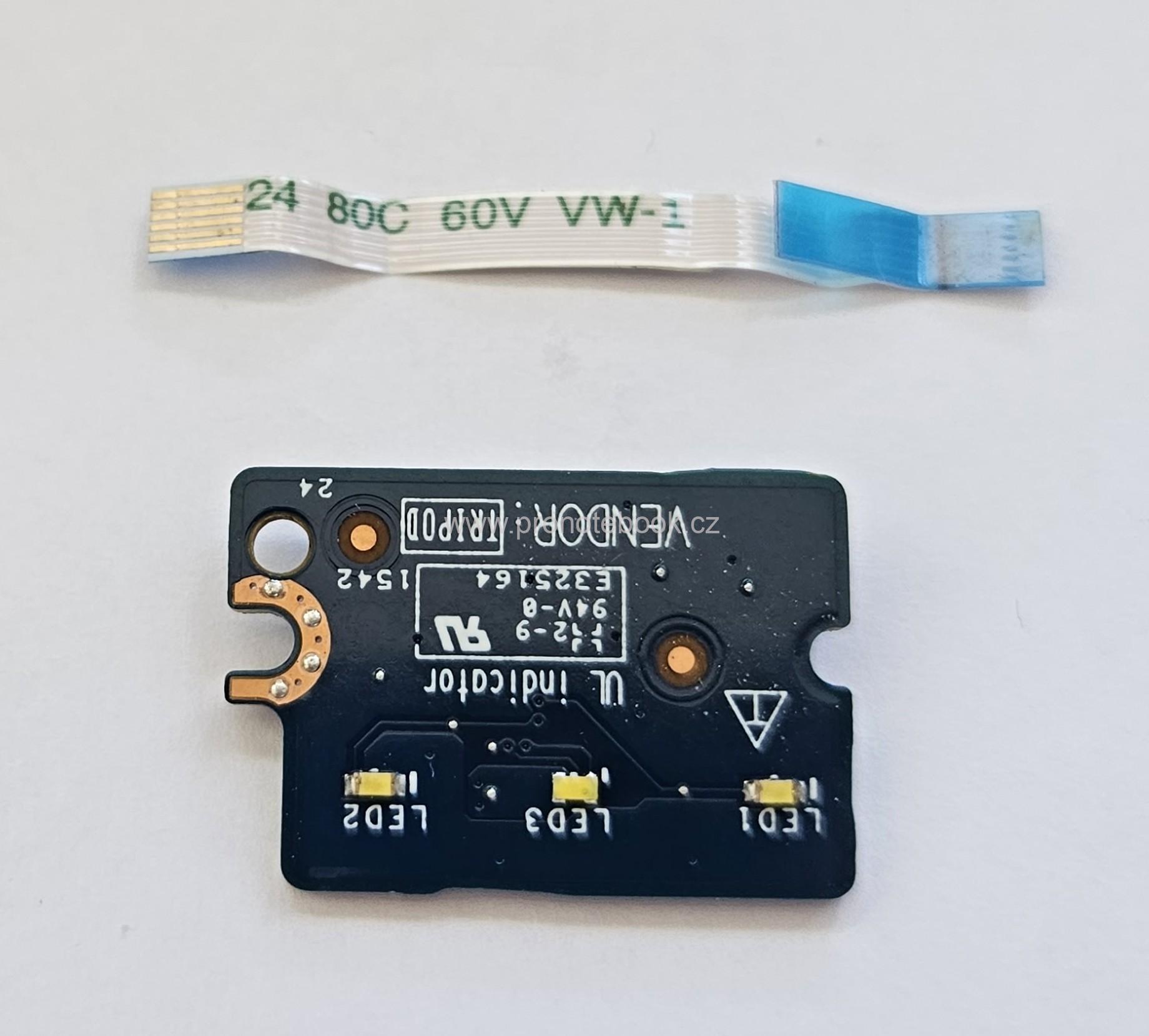 Dell Latitude E6440 Led Indicator Board LS-9412P, VAL90 NBX0001AS00 Rev:1.0 SKLADEM